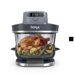 Ninja Crispi Pro 6-en-1 Comptoir en verre Friseur à air Cyberspace