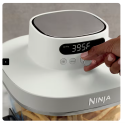 Ninja Crispi Pro 6-en-1 Comptoir en verre Friseur à air Cyberspace