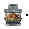 Ninja Crispi Pro 6-en-1 Comptoir en verre Friseur à air cendres gris
