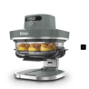 Ninja Crispi Pro 6-en-1 Comptoir en verre Friseur à air cendres gris