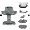 Ninja Crispi Pro 6-en-1 Comptoir en verre Friseur à air cendres gris
