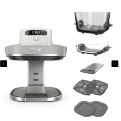 Ninja Crispi Pro 6-en-1 Comptoir en verre Friseur à air os