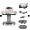 Ninja Crispi Pro 6-en-1 Comptoir en verre Friseur à air Quartz rose