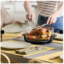 Ninja Crispi 4-en-1 système de cuisson de friteuse en verre portable rose