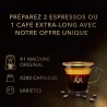 Lot machine L'OR BARISTA Original 200 capsules noir