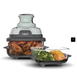 Ninja Crispi 4-en-1 Portable en verre Friseur à air système de cuisson Sage