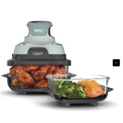 Ninja Crispi 4-en-1 Portable en verre Friseur à air système de cuisson Mint