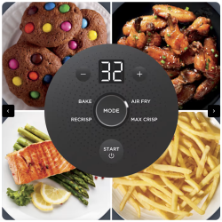 Ninja Crispi 4-en-1 Portable en verre Friseur à air système de cuisson Mint