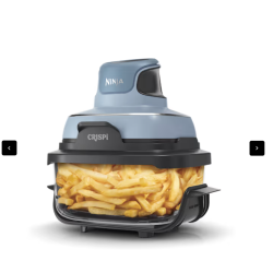 Ninja Crispi 4-en-1 Portable en verre Friseur à air Système de cuisson Periwinkle