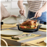 Ninja Crispi 4-en-1 Portable en verre Friseur à air Système de cuisson Periwinkle