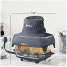 Ninja Crispi 4-en-1 Portable en verre Friseur à air Système de cuisson Periwinkle