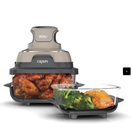 Ninja Crispi 4-en-1 Portable en verre Air Fryer système de cuisson pierre