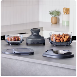 Ninja Crispi 4-en-1 Portable en verre Air Fryer système de cuisson pierre
