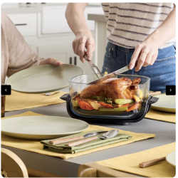 Ninja Crispi 4-en-1 Portable en verre Air Fryer système de cuisson pierre