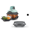 Système de cuisson portable Ninja Crispi avec contenant en verre supplémentaire Mint