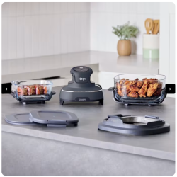 Système de cuisson portable Ninja Crispi avec contenant en verre supplémentaire Mint