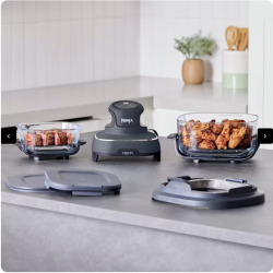 Système de cuisson portable Ninja Crispi avec contenant en verre supplémentaire Mint
