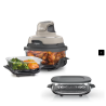 Système de cuisson portable Ninja Crispi avec pierre de récipient en verre supplémentaire