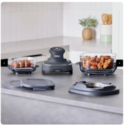 Système de cuisson portable Ninja Crispi avec contenant en verre supplémentaire Sage