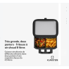 Friteuse à air chaud Klarstein friteuse à air 2 chambres friteuse à air chaud compacte 2850 W friteuse à air 9 L