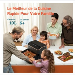 Friteuse sans huile Cosori Airfryer Dual Blaze Twinfry Chef Edition 10L