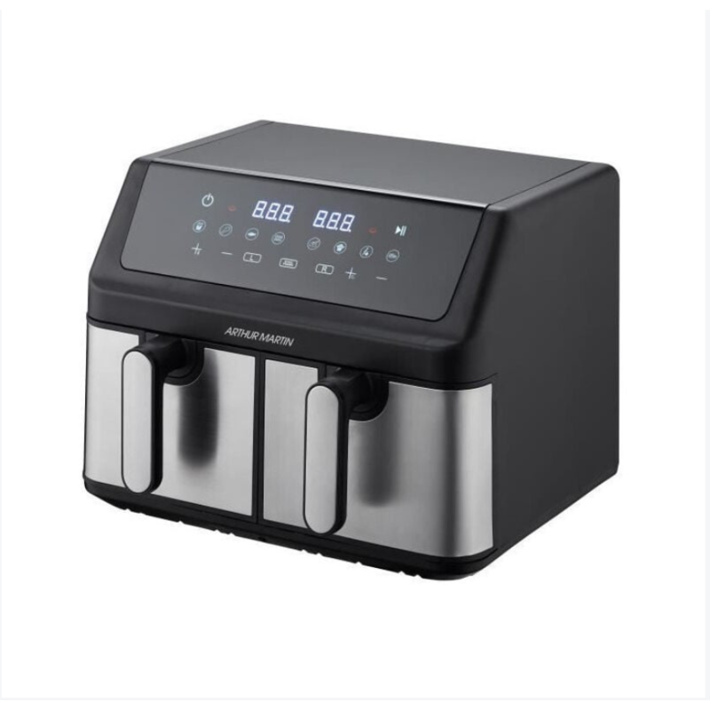Friteuse sans huile ARTHUR MARTIN 2 cuves de 4.5L 2000W