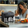 Friteuse sans huile ARTHUR MARTIN 2 cuves de 4.5L 2000W