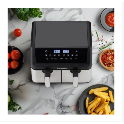 Friteuse sans huile ARTHUR MARTIN 2 cuves de 4.5L 2000W