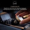 Lot machine L'OR BARISTA Original 200 capsules rouge