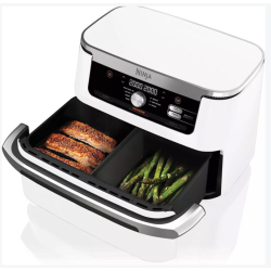 AF500EUWH-NINJA Friteuse sans huile FlexDrawer Blanc 10.4L 8 personnes