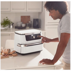 AF500EUWH-NINJA Friteuse sans huile FlexDrawer Blanc 10.4L 8 personnes