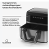 Friteuse à air chaud Klarstein friteuse à air 2 chambres friteuse à air chaud compacte 2850 W