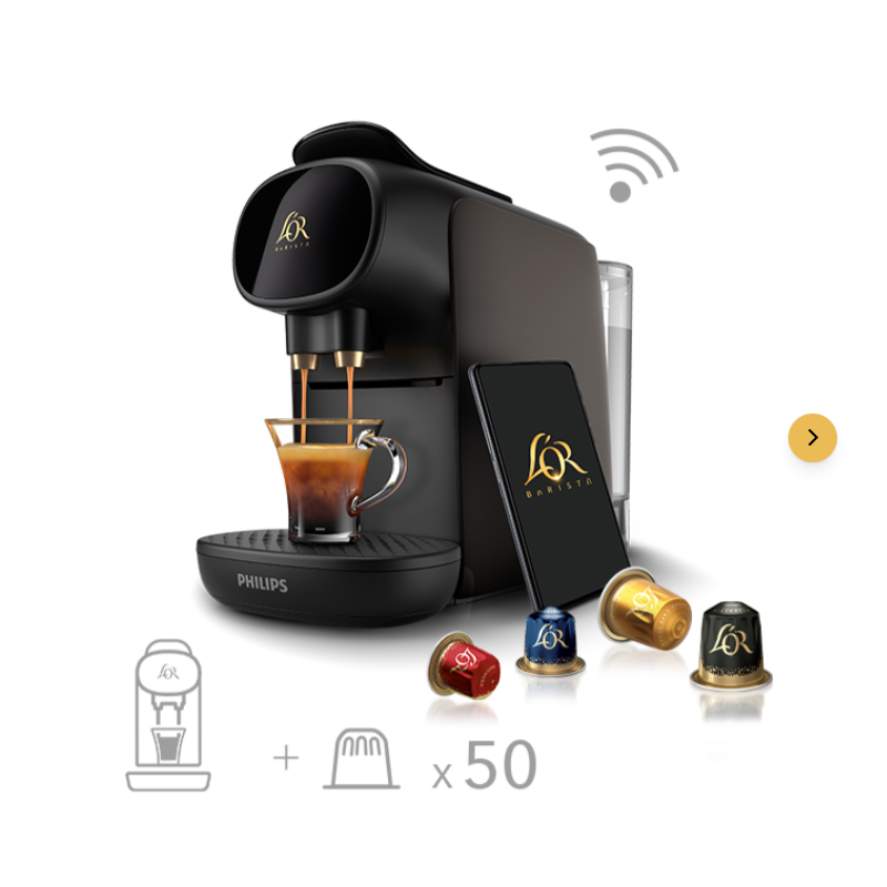 Lot machine L'OR BARISTA Creatif 50 capsules Lot machine L'OR BARISTA Creatif 50 capsules